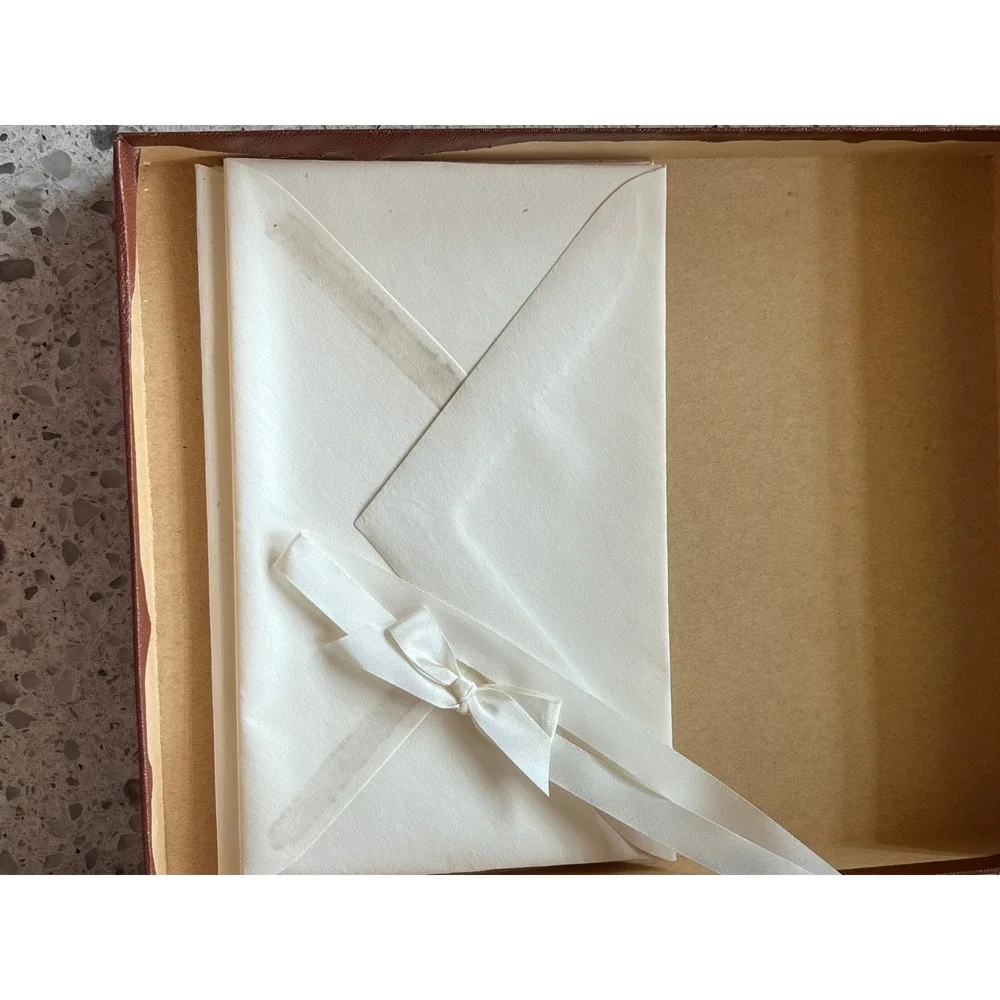 Vintage Hobby Scented Pine Cones Stationery Set Boxed Writing Paper Envelopes